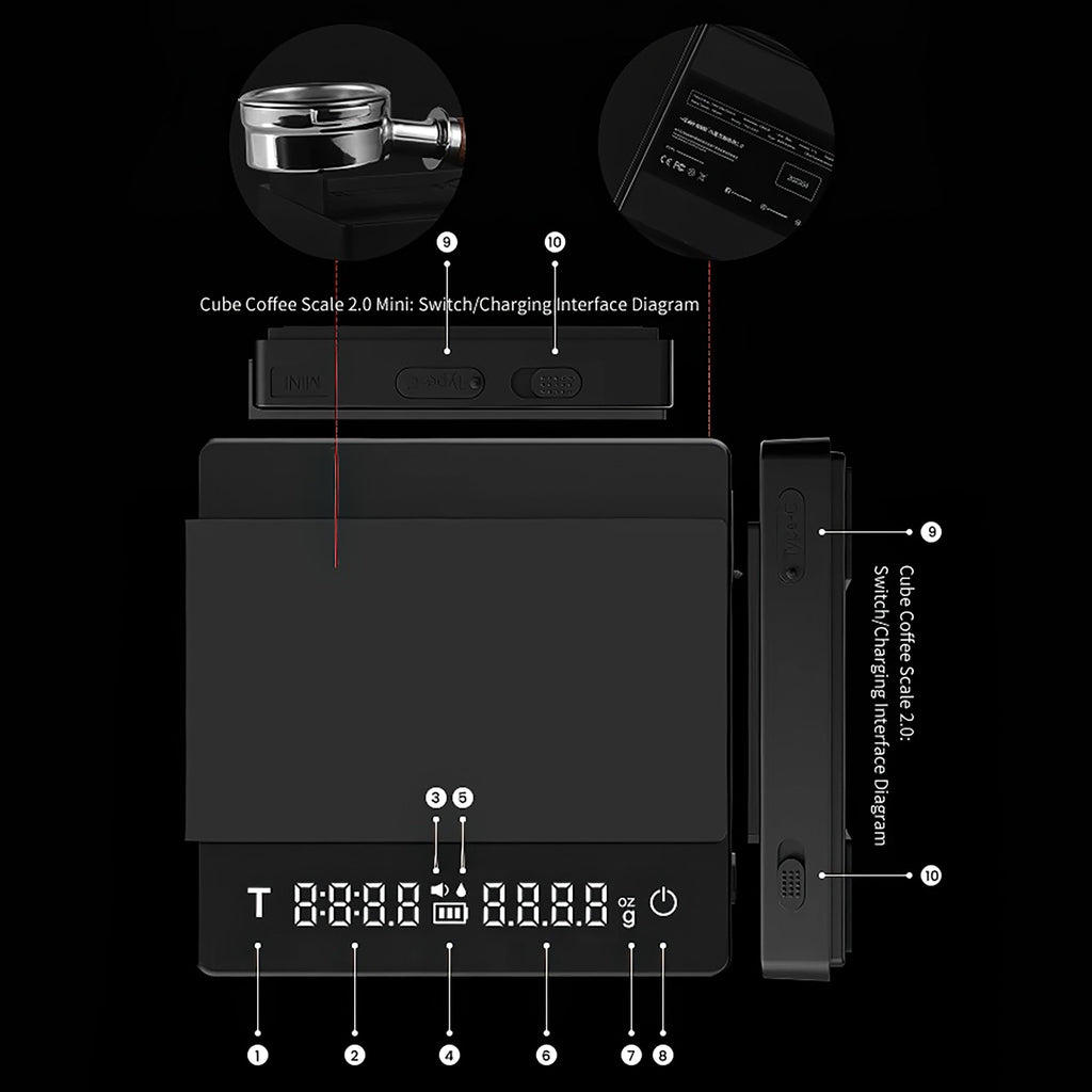 Espresso Mini Coffee Scale 2.0