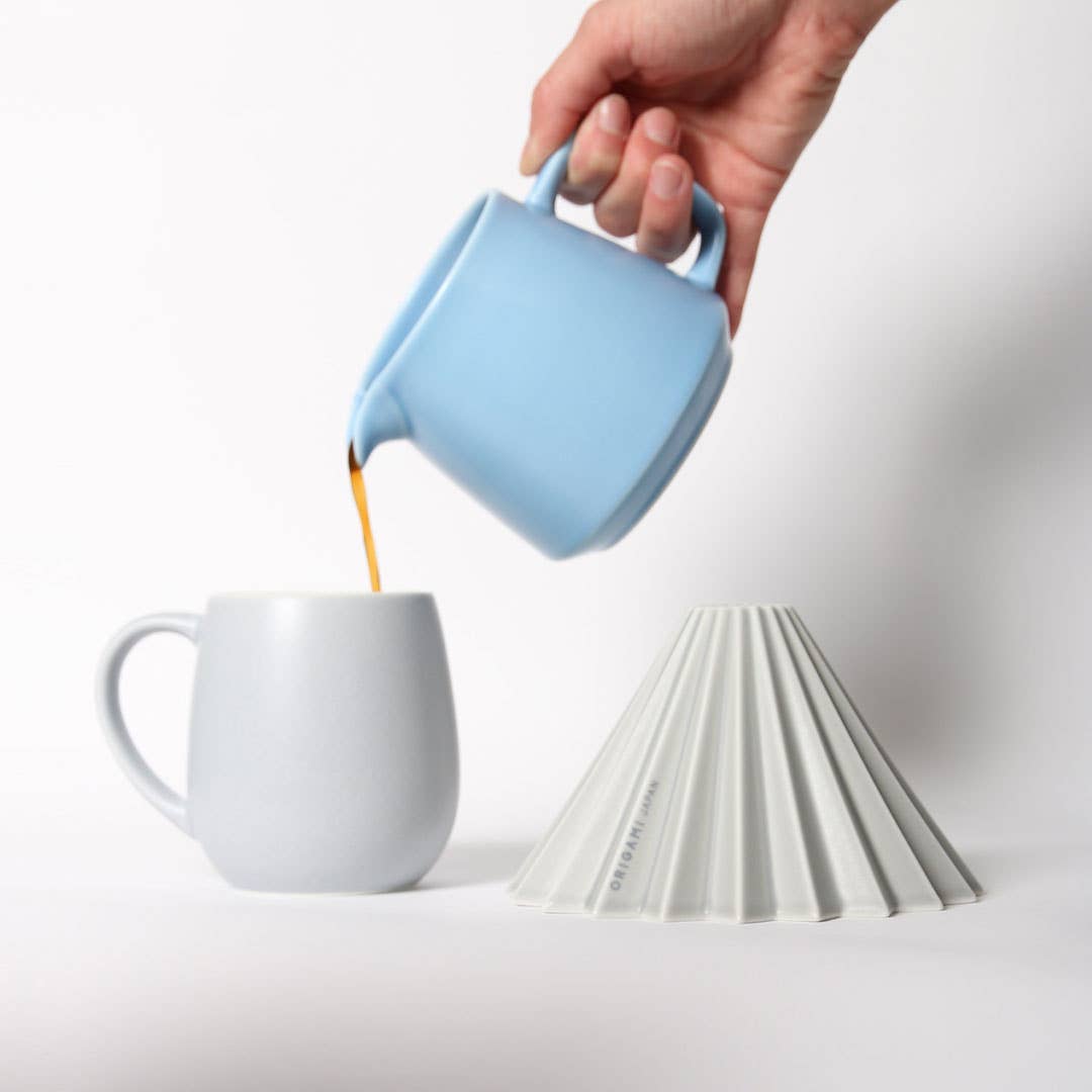ORIGAMI - Pour Over Coffee Server - Matte Porcelain