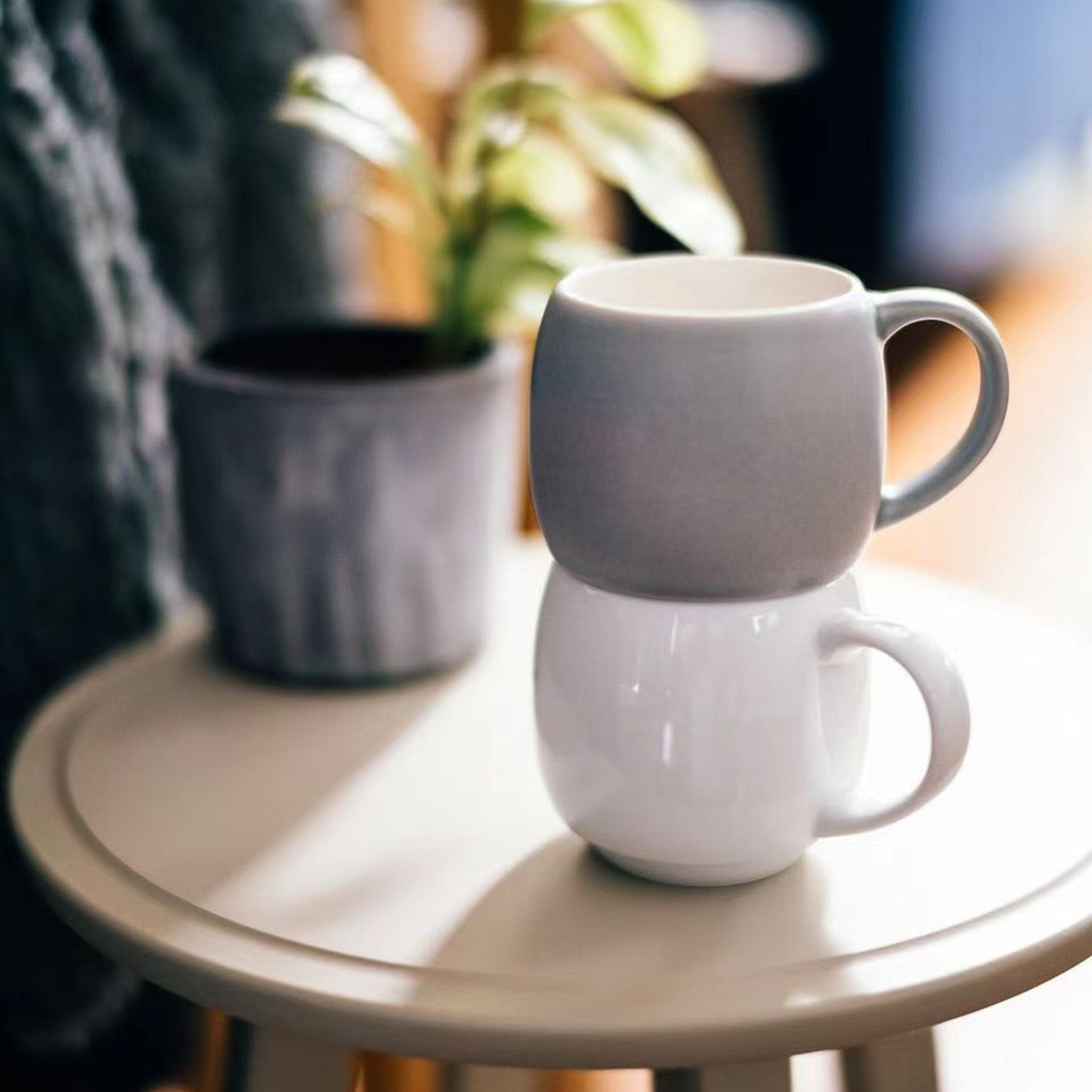 ORIGAMI - Aroma - Barrel Stacking Mug - Matte Beige