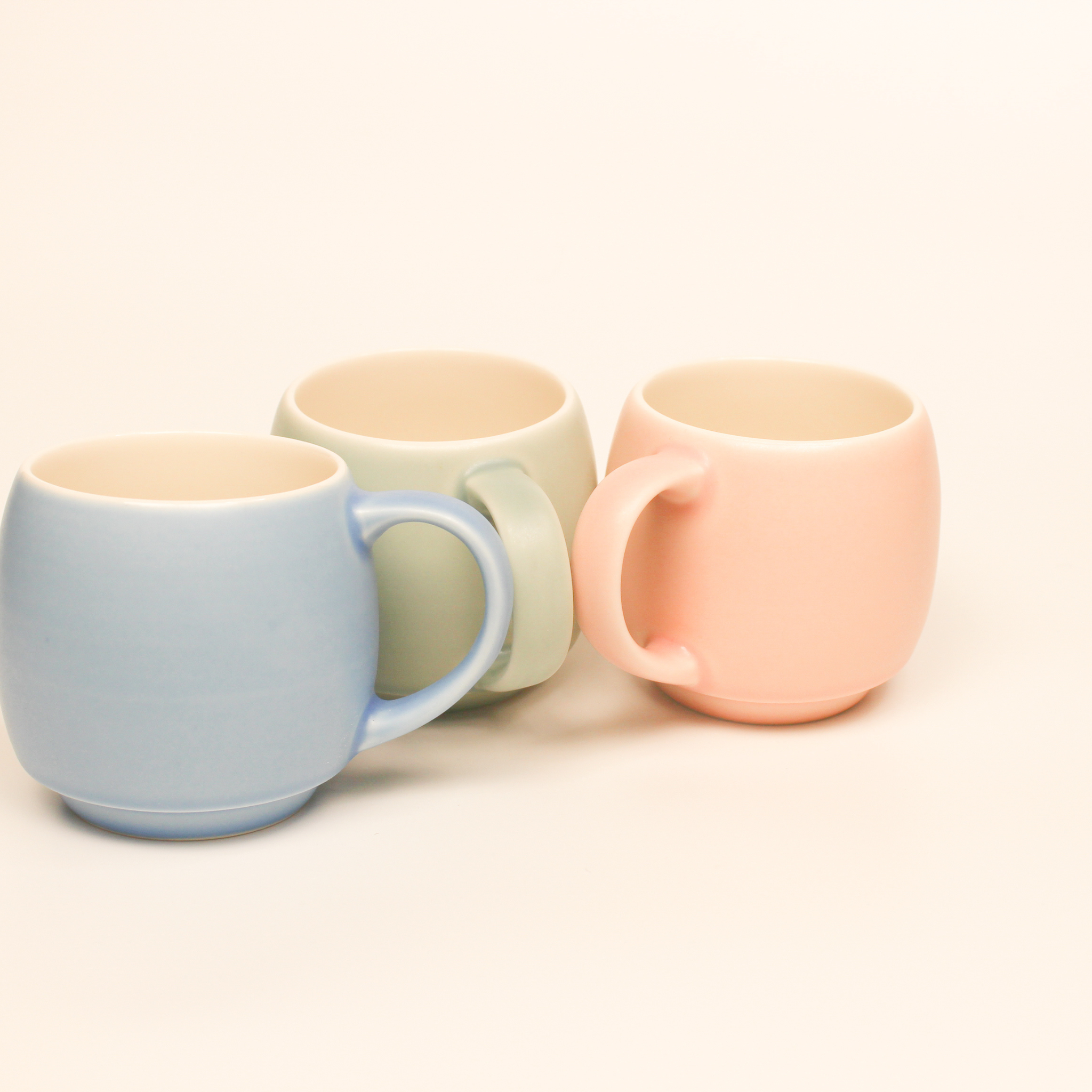 ORIGAMI - Aroma - Barrel Stacking Mug - Matte Beige